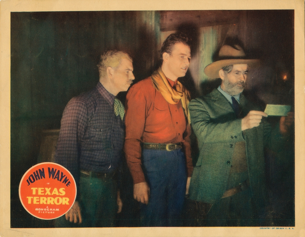 Texas Terror Us Lobbycard John Wayne Gabby Hayes 1935 Movie Poster Masterprint
