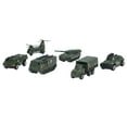 thumbnail image 4 of Vehículos Carretera de Vehículos Militares de Vehicles Diecast Toyes de 6 Paquetes del Ejército, 4 of 7