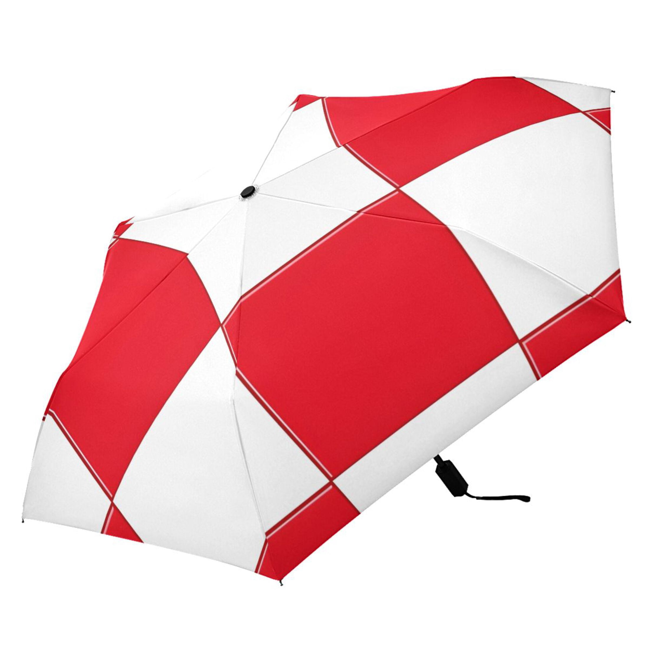 ALAZA Checkered Grid-t9 UPF 50+ Compact Folding Umbrella for Rain Travel Umbrella Packable
