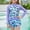 Purple, variant on Piuwrlz Purple Swimsuit Kids Girls Swimming Suit Two Piece Long Sleeves Swimwear Purple Size 8-9 Years