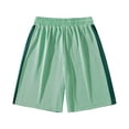 thumbnail image 5 of MYAOYI Mens Mesh Basketball Shorts, Color Block Elastic Waist Loose Fit Summer Shorts, 5 of 5