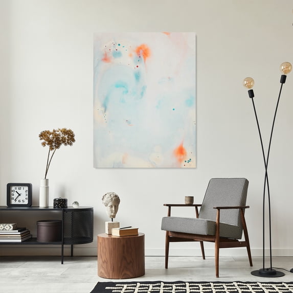 AE Abstract Wall Art | Contemporary Wall Art (18X24 inch) | Framed Canvas Wall Art For Living Room, Bedroom, Bathroom & Kitchen | UL & FSC Certified INK & Material | Made in the USA