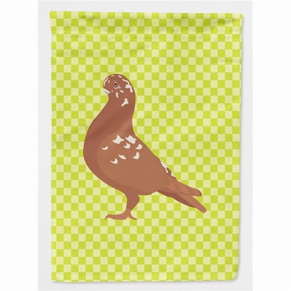 African Owl Pigeon Green Flag Garden Size