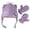 Light Purple, variant on N'Ice Caps Girls Baby Toddler Hat Mitten Fleece Set - Winter Infant Kids Sherpa Lined Pink