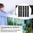 thumbnail image 2 of Lutabuo Aquarium Fish Tank Thermometer Liquid Sticker LCD Adhesive Strip (5pcs), 2 of 7