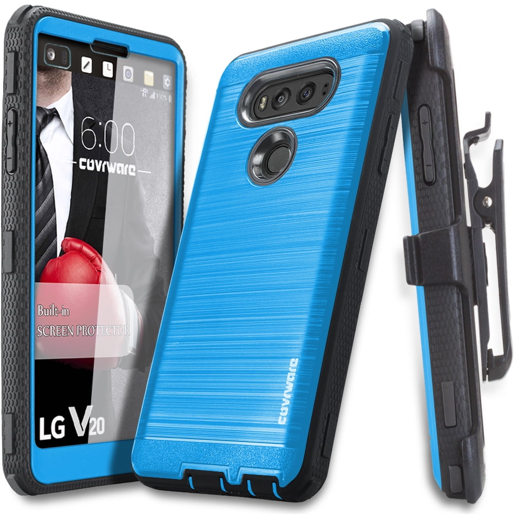 LG V20 Case, COVRWARE [IRON TANK] Builtin [Screen Protector] Heavy