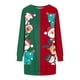 thumbnail image 3 of WILLBEST Sudadera Informal de Mujer con Estampado Navideño Interesante En Bloques de Color Verde y Rojo, Cuello Redondo, Manga Larga y Sin Capucha Chica​​, 3 of 4