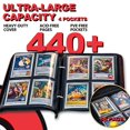 thumbnail image 2 of Archivador para cartas MeowLux de 440 bolsillos con anillas de 3 aros, 2 of 8