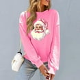 thumbnail image 6 of Frostluinai Santa Claus Sweatshirts Women Crew Neck Ugly Christmas Pullover Long Sleeve Xmas Print Sweat Shirts Marry Christmas Gifts, 6 of 7
