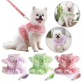 HighQuality Premium Floral Pattern Lace Pet Clothing for Cats and Dogs