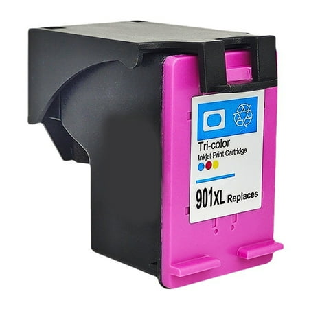 Remanufactured Ink Cartridge for HP 901XL 901 XL Black Tri-Color Ink Cartridge Features: brand new and high quality Package Contents:Remanufactured Printer Ink Cartridge Replacement for Hp 901XL   Black or tri-color. Compatible printers:OfficeJet4500 J4500 J4524 J4525 J4535 J4540 J4550 J4560 J4580 J4585 J4600 J4640 J4660 J4624 J4680 J4680C G510a G510g G510n. Ink volume and page yield:Black:18ml / 600 pages ; Tri-color:18ml / 450 pages (Yield are based on ISO 24711 in default mode ) (Due to for image pixels settings and temperatures yield may vary). High Quality Chip & Ink: Latest for smart chip is installed in our ink cartridge to allow you monitor ink levels accurately. It is dedicated to provide time-saving  cost-effective and environmental friendly ink cartridges  They are easy to install and for your printer. Spend Less Gains More: befon remanufactured ink cartridges are tested for page yield with leading industry standard and proved to be able to produce an equal number of pages and comparable print quality to genuine ink cartridges. Package Includes: 1 x 901XL Ink Cartridges Specifications: Feature: Remanufactured Cartridge code: CC654AC & CC655AC Color: Black  Tri-Color (optional) Volume: Bk :18ml Tri-Color: 18ml Chip: With chip Page Yield: Bk 600 pages  Tri-color 450 pages (at A4 Format  5% Coverage ) Compatible Printer: For HP OfficeJetJ4500 4500 J4540 J4550 For HP OfficeJetJ4580 J4585 J4624 J4535 For HP OfficeJetJ4600 J4640 J4660 J4680 J4680c note: Please make sure your original Ink cartridge number is 901XL (901) before placing order. Any doubts  please contact us for advice. Different models of ink cartridges used in different regions If the model of your original Ink cartridge is (901XL) please do not buy it  contact us to find the correct model