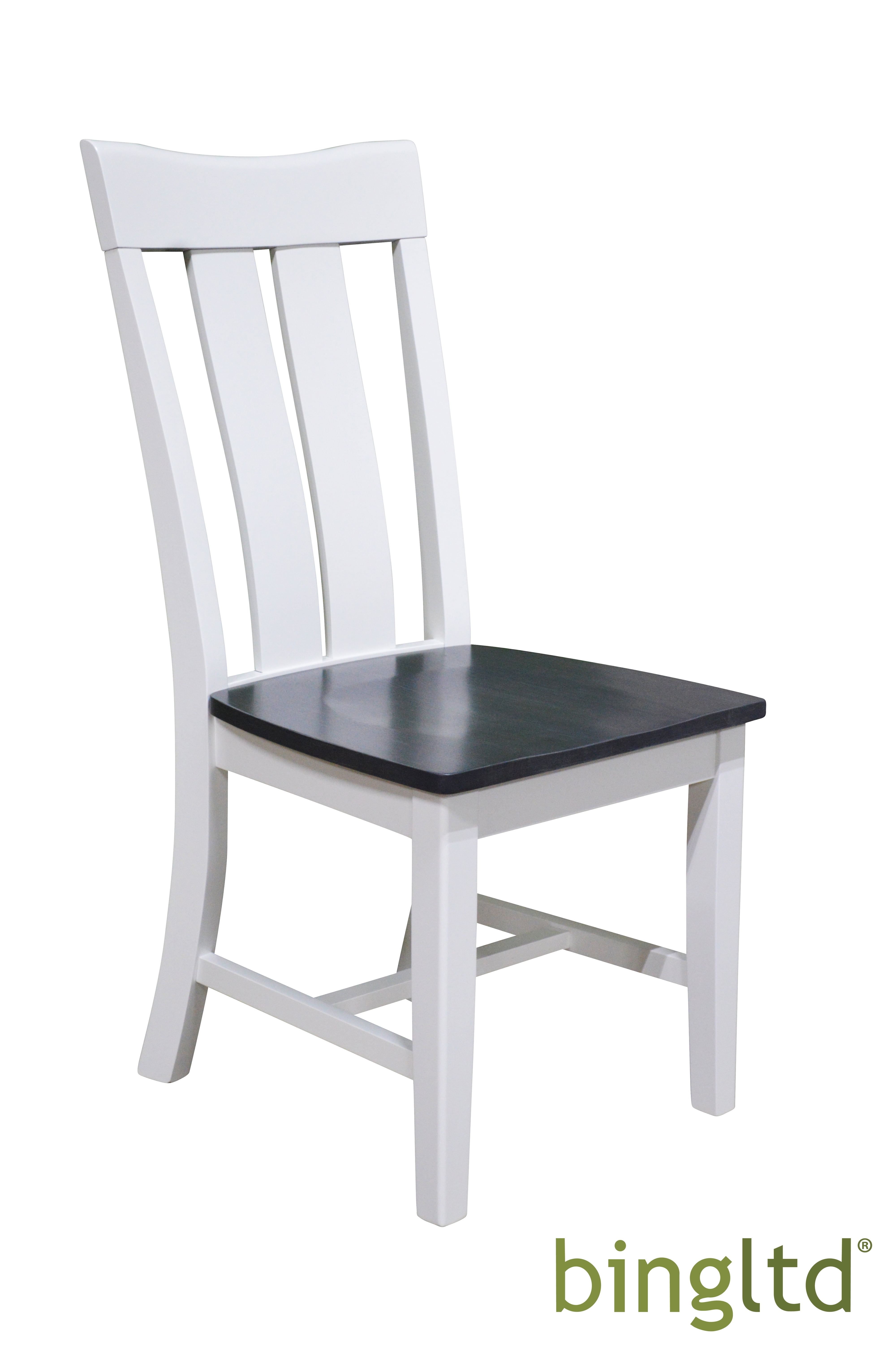 BingLTD Kingston 40" Tall Dining Chair White Set of 2 (CH13RWWHT