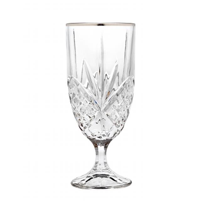 Dublin Crystal Platinum Iced Tea Beverage Glasses, Set Of 4 Walmart