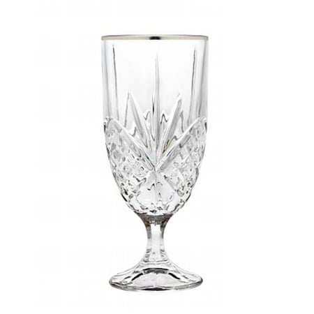 - Dublin Crystal Platinum Iced Tea Beverage Glasses, Set Of 4
