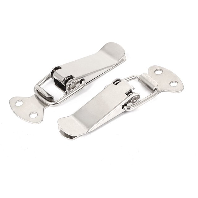 Unique Bargains Boîte Coffre Valise Métal Fermeture à Ressort Loquet Attrape Toggle Happe 2 Pcs