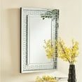 thumbnail image 2 of Elegant Decor MR9101 Sparkle 35.5 in. Contemporary Crystal Rectangle Mirror, Clear, 2 of 2