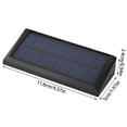 thumbnail image 4 of Solar Wall Light Outdoor Waterproof Wireless Step Light – Dusk-to-Dawn Activated LED Wall Fixture for Courtyard, Deck, Fence, Balcony, Garden, Patio, Backyard, Yard, Home Improvement, Wall Railing, 4 of 7