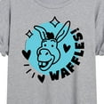 thumbnail image 3 of Shrek - Waffles Donkey - Women's Oversized T-Shirt, 3 of 5