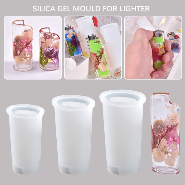 Molde Más Ligero Cubierta protectora universal para encendedor de molde de resina de silicona DIY