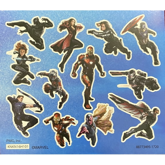 Marvel Captain America Civil War Stickers 3 Sheets