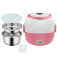 thumbnail image 1 of EIMELI Mini Rice Cooker Electric Lunch Box Portable Food Warmer 1/2/3 Layers Stainless Steel Container for Home Office School New, 1 of 7