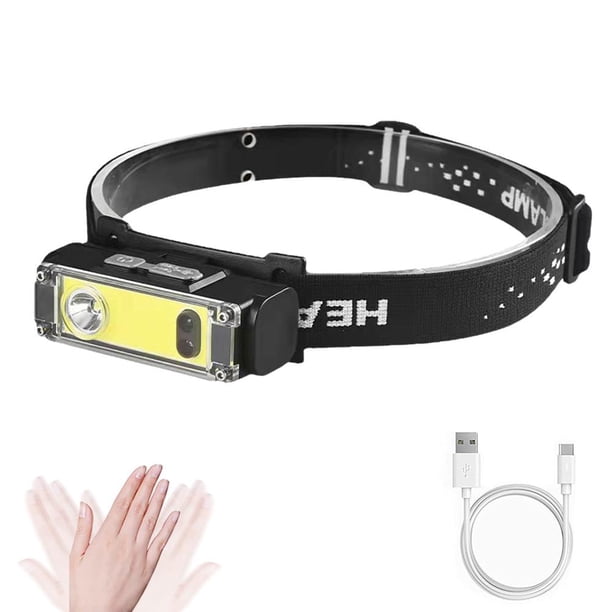 COB+XPE LED Reflector fuerte Faro delantero con sensor inteligente Faro rojo