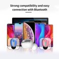 thumbnail image 4 of Inteprter Auricular compatible con Bluetooth 5,0, Mini auricular en la oreja, manos libres inalámbrico, auricular de un solo oído con micrófono para Cables de audio/vídeo Azul, 4 of 6