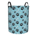 thumbnail image 2 of Balery Cute Dog Footprints Round Laundry Basket with Handles Waterproof Freestanding Laundry Hamper for Clothes Toys in the Dorm and Family-Small, 2 of 8
