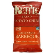 Kettle Foods, Potato Chips, Backyard Barbeque, 5 oz Pack of 2