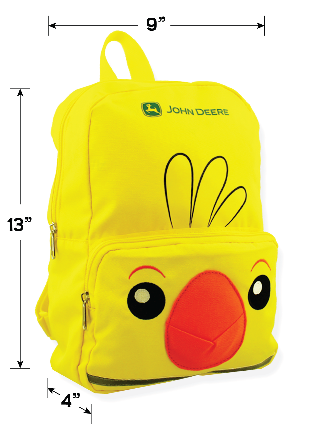 John Deere Chick Toddler 13 inch Yellow Mini Backpack JFL869YT - image 5 of 5