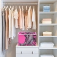 thumbnail image 6 of Foldable Fabric Storage Bin With Handle Collapsible Basket Box Storage With Lid Organizer The Soidler, 6 of 7