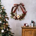 thumbnail image 6 of 12 Inch Round Wreath for Front Door Wall Hanging Ornaments Christmas Wreaths Window Decorations Artificial Vines for Home Decor Indoor Home Wall Wedding Room Decor, 6 of 6