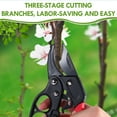thumbnail image 3 of MEPEREZ Ootdoor & Yard Garden Clippers, Cutting Work 3 Times Easier, Arthritis Weak Hand Snips, Gardening Gift, 8 OZ, 1 PCS, 3 of 7
