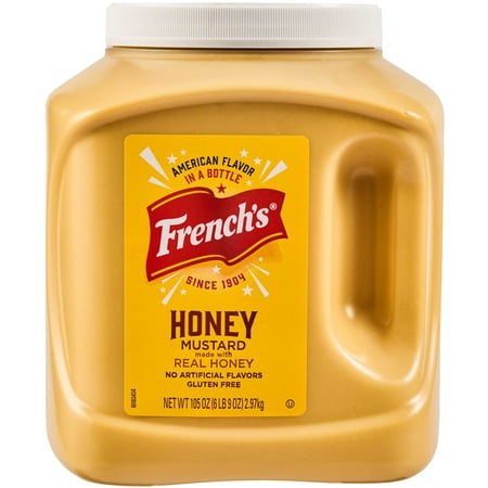 French's No Artificial Flavors Gluten Free Honey Mustard, 105.0 oz Cup