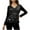 Black, variant on Womens Sparkly Sequin Velvet Tops for Evening Party Night Out Shirts Trendy Shimmer Glitter Pullover Top Casual V Neck Tunic Shirt Loose Long Sleeve Velour Blouses