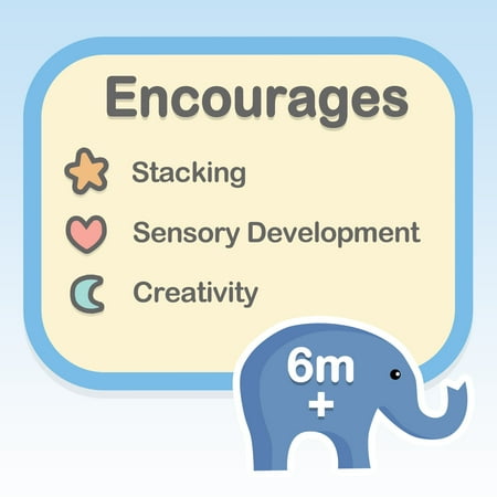 Spark Create Imagine Wooden Stacking Toy