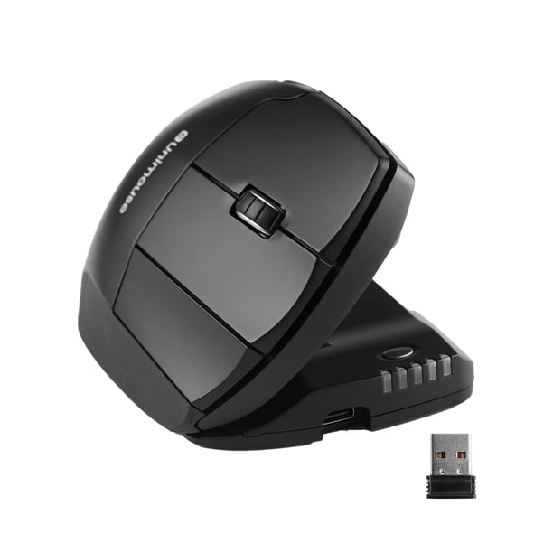 Contorno vertical del ratón Unimouse, ángulo ajustable ergonómico