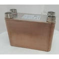 thumbnail image 3 of 90 Plate Water to Water Brazed Plate Heat Exchanger 1 1/4" FPT Ports w/ Brackets, 3 of 4
