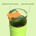 thumbnail image 5 of Bubba Water Bottle, 24 Oz, Stainless Steel, Vacuum Insulated Leakproof, DualSip 2-Way Lid, Glow Up, 5 of 9