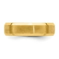thumbnail image 4 of Finest Gold YB111S-9 14K Yellow Gold Standard Comfort Fit Brush Satin Fancy Band - Size 9, 4 of 5