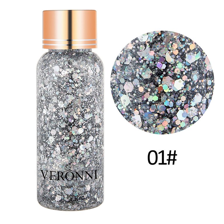 Cosmetic Face Body Hair Chunky Glitter Festival Look Sparkly Eye Nail  Makeup Pot