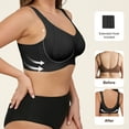 thumbnail image 3 of Qylux Wireless Bras for Women Full Coverage Soft Wirefree Bras Comfort Everyday Bras, 3 of 6
