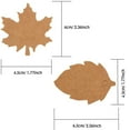 thumbnail image 3 of Bangcool 180PCS Hanging Tag Fashion Maple Leaf Gift Tag Paper Tag for Thanksgiving Day, 3 of 8