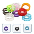 thumbnail image 3 of 16pcs Silicone Scissors Finger Ring Barber Hair Shears Finger Inserts Finger Protector, 3 of 7