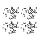 thumbnail image 1 of Tuerca de Seguridad Hexagonal de Inserto de Nylon Chapado en Zinc Negro 200Pzs M2, 1 of 5