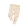 thumbnail image 3 of WAYUTE Toddler Ribbed Knit Leggings Elastic Waistband Stretch Slim Fit Solid Color Cotton Blend Soft Kids Bottoms Casual Dailywear,Beige,Size 2 Y-3 Y, 3 of 3