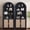 2pcs 71" black, variant on LEFHDA 71" Tall Bookshelf, Arched Bookcase with Doors, Mid-Century Modern 6-Tier Bookshelf with Storage, Rattan Open Display Storage Shelf Bookshelf for Living Room Bedroom & Classroom(Oak)