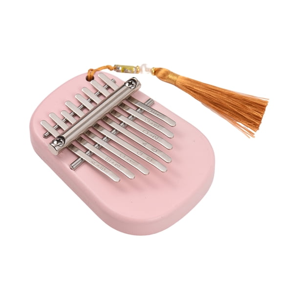 Kalimba Mini Piano de pulgar 8 teclas Instrumento musical portátil Kalimba Piano de pulgar con martillo de afinación Regalo para adultos principiantes Interesante fiesta Viaje Instrumento de piano de