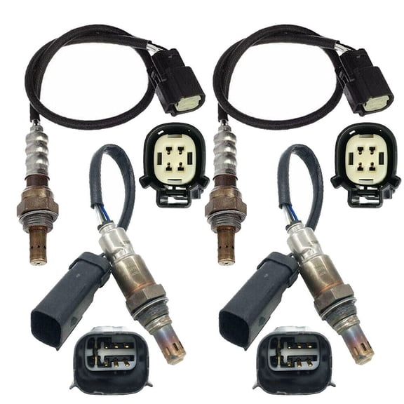 4pcs Front Rear Oxygen Sensor For 2013-205 Ford Explorer 3.5L Only fit non Turbo