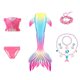 thumbnail image 1 of Traje de baño de cola de sirena para niñas, traje de baño para niños, traje de baño para niños, Bikini, traje de baño, disfraz de Halloween zhangyuxiang unisex, 1 of 2